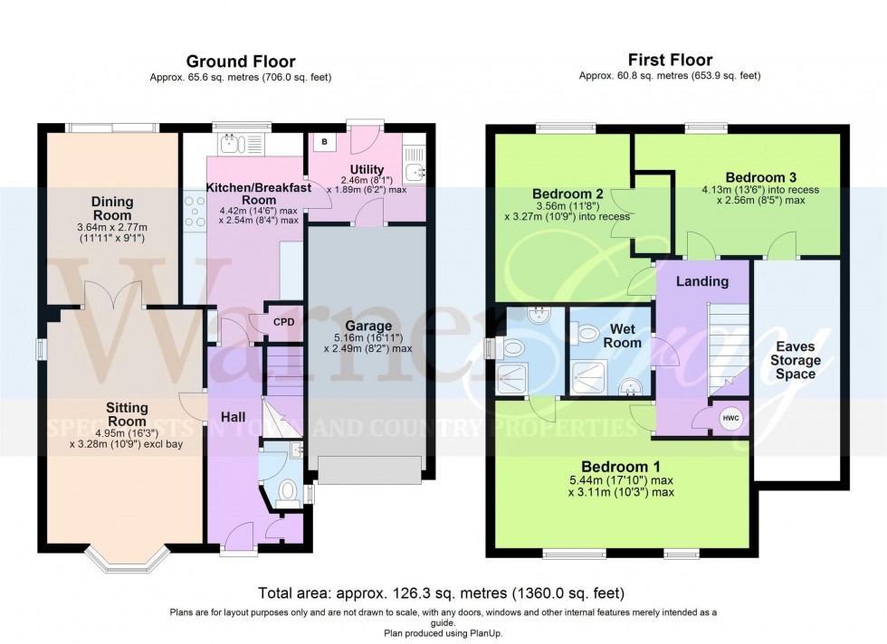 Floorplan for William Judge Close, Tenterden, TN30