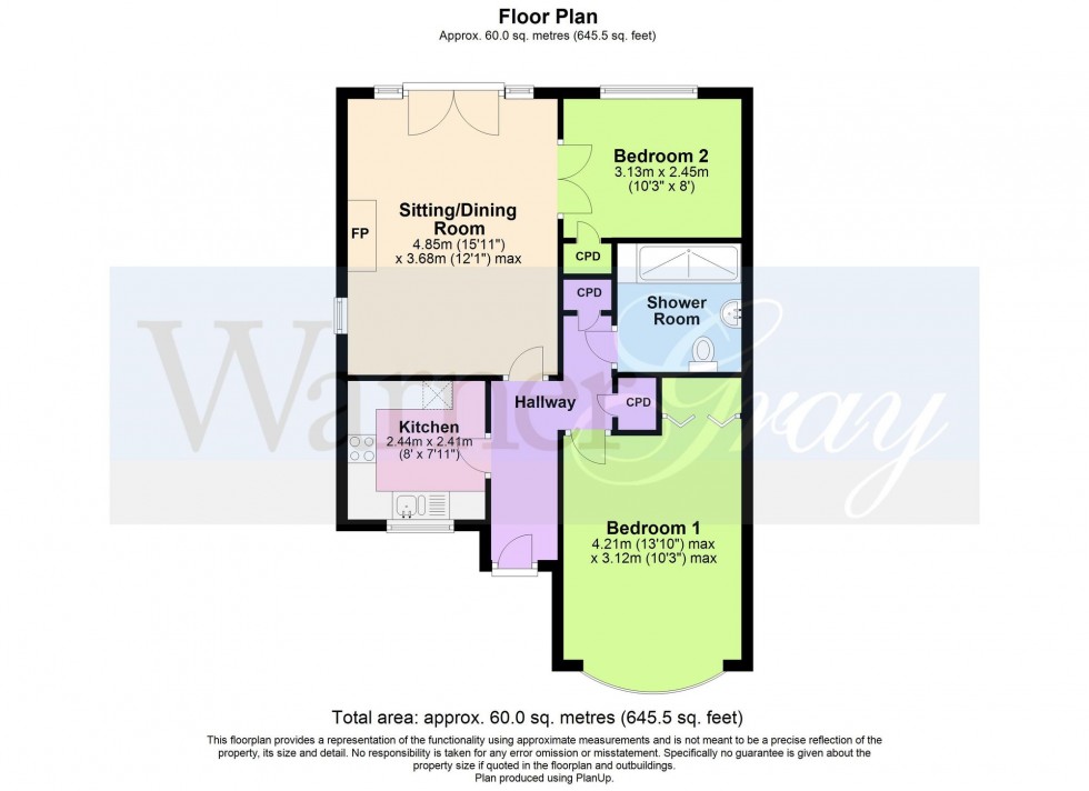 Floorplan for Highgate Hill, Hawkhurst, TN18