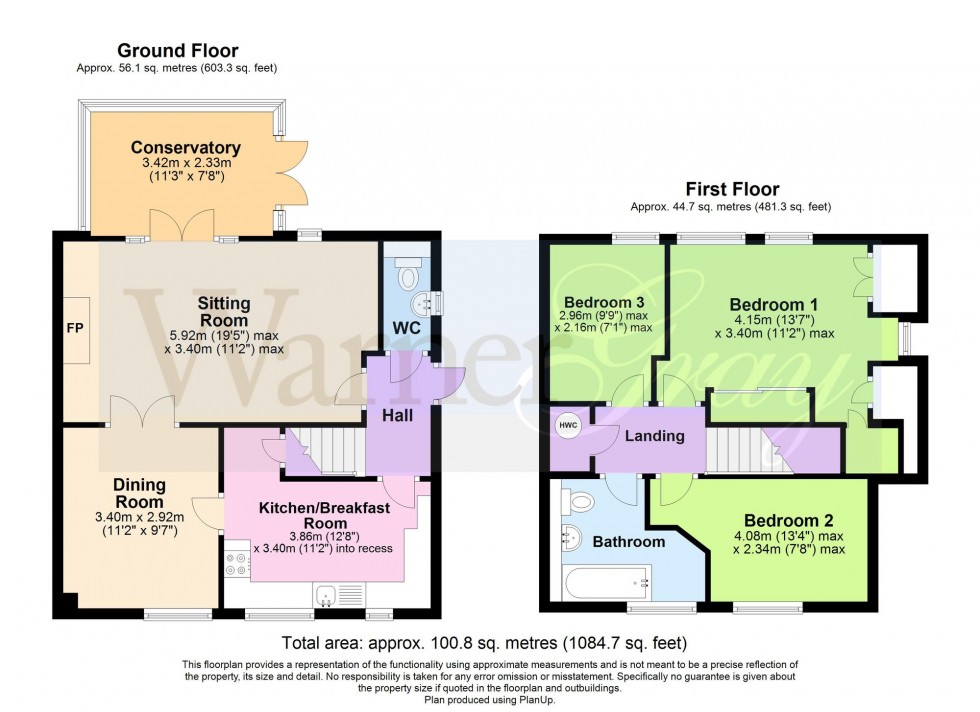 Floorplan for Rectory Close, Woodchurch, TN26