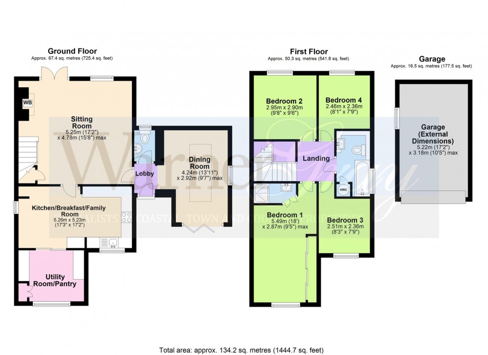 Floorplan for Front Road, Woodchurch, TN26