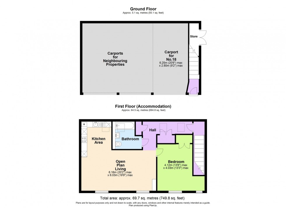 Floorplan for Bishop Crescent, Tenterden, TN30