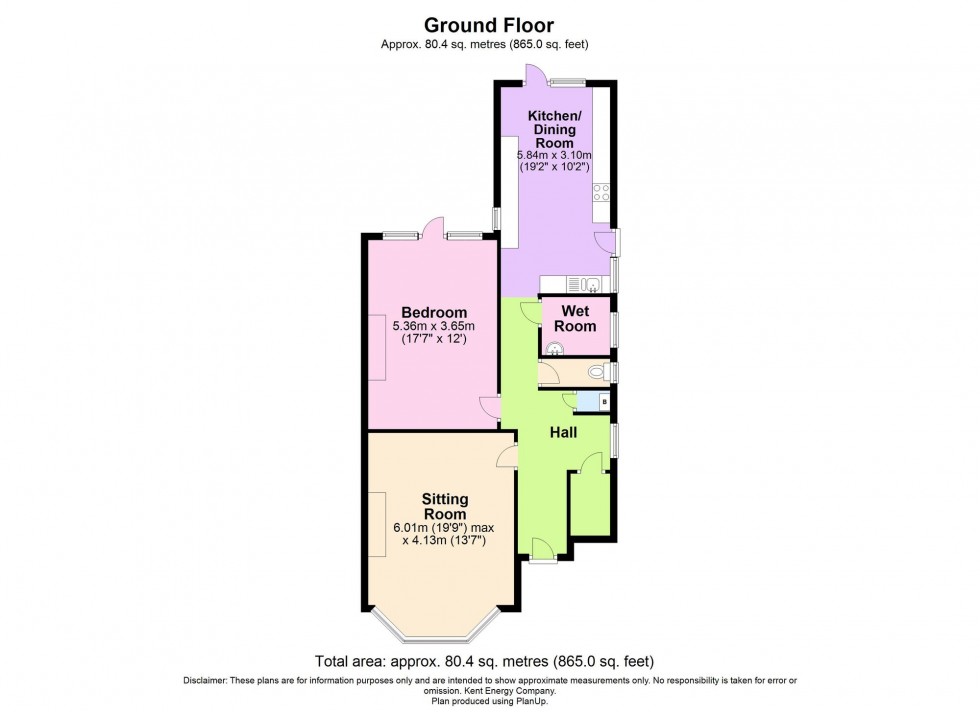 Floorplan for Kingsnorth Gardens, Folkestone, CT20