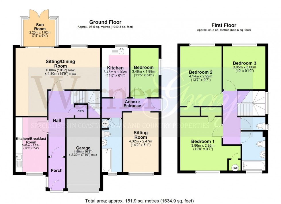 Floorplan for Lydd Road, Camber, TN31