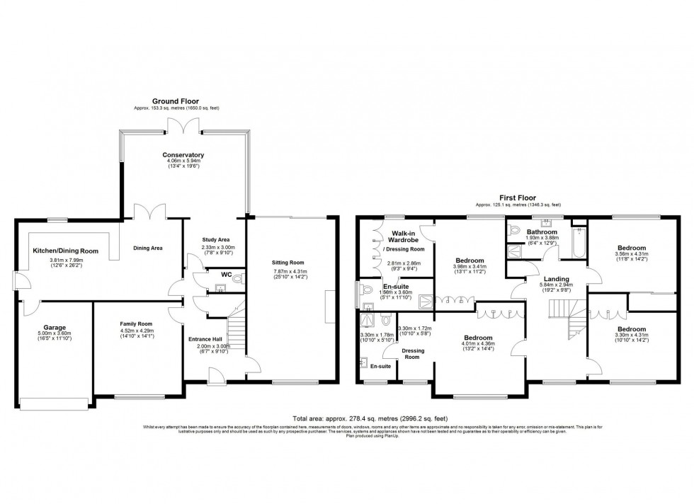 Floorplan for Woodchurch Road, Tenterden, TN30