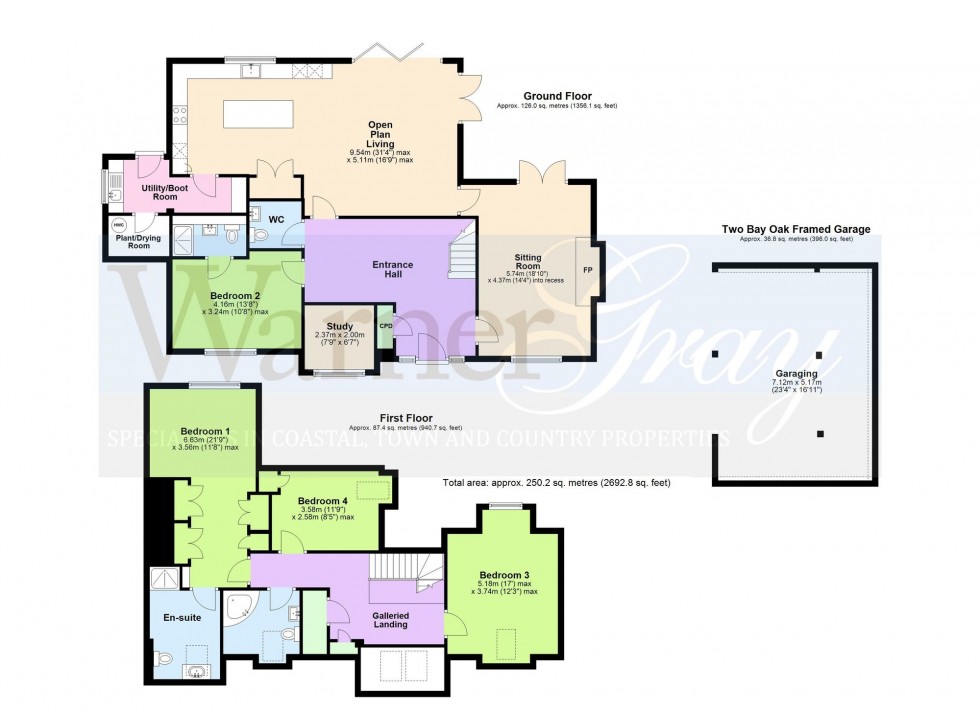Floorplan for School Lane, Peasmarsh, TN31