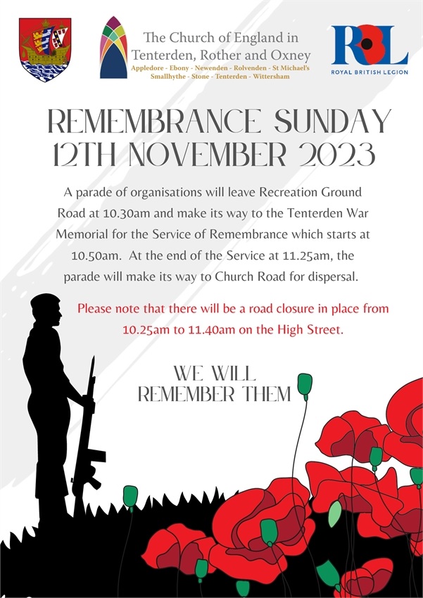 REMEMBRANCE SUNDAY 12 NOVEMBER