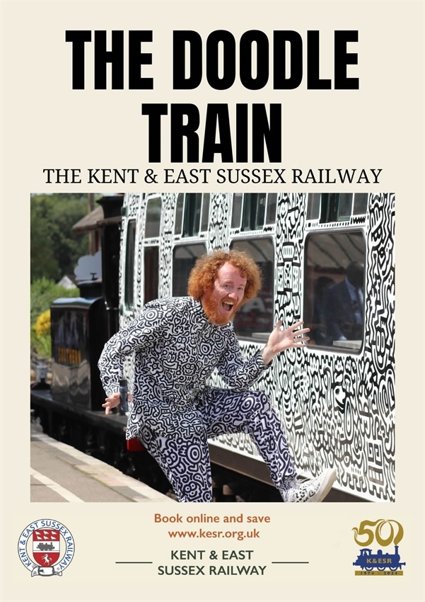 THE DOODLE TRAIN - Kent & East Sussex Railway 