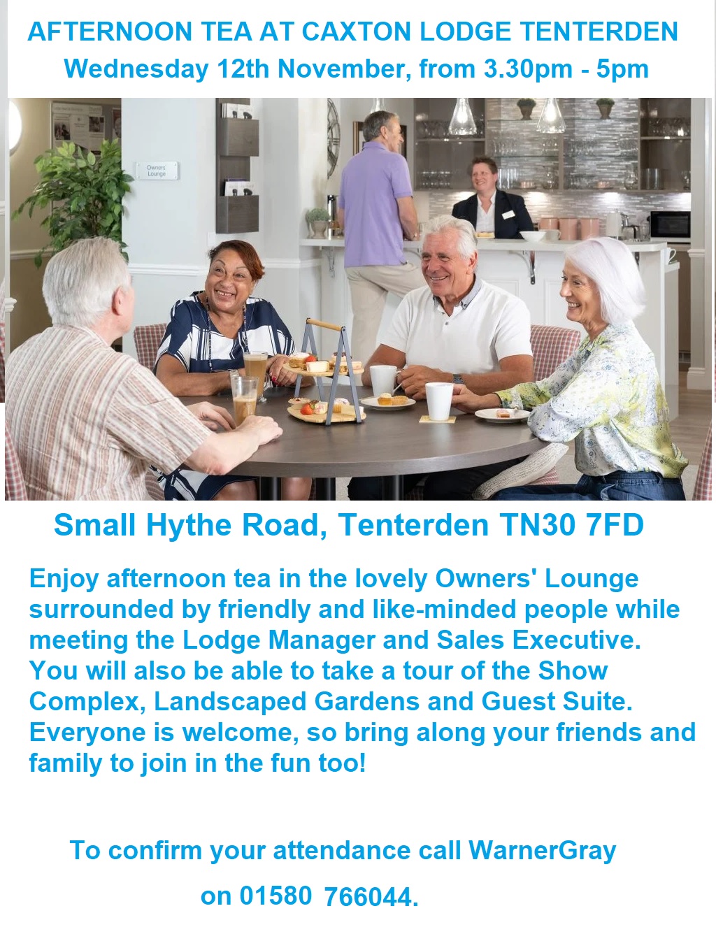 AFTERNOON TEA AT CAXTON LODGE TENTERDEN 