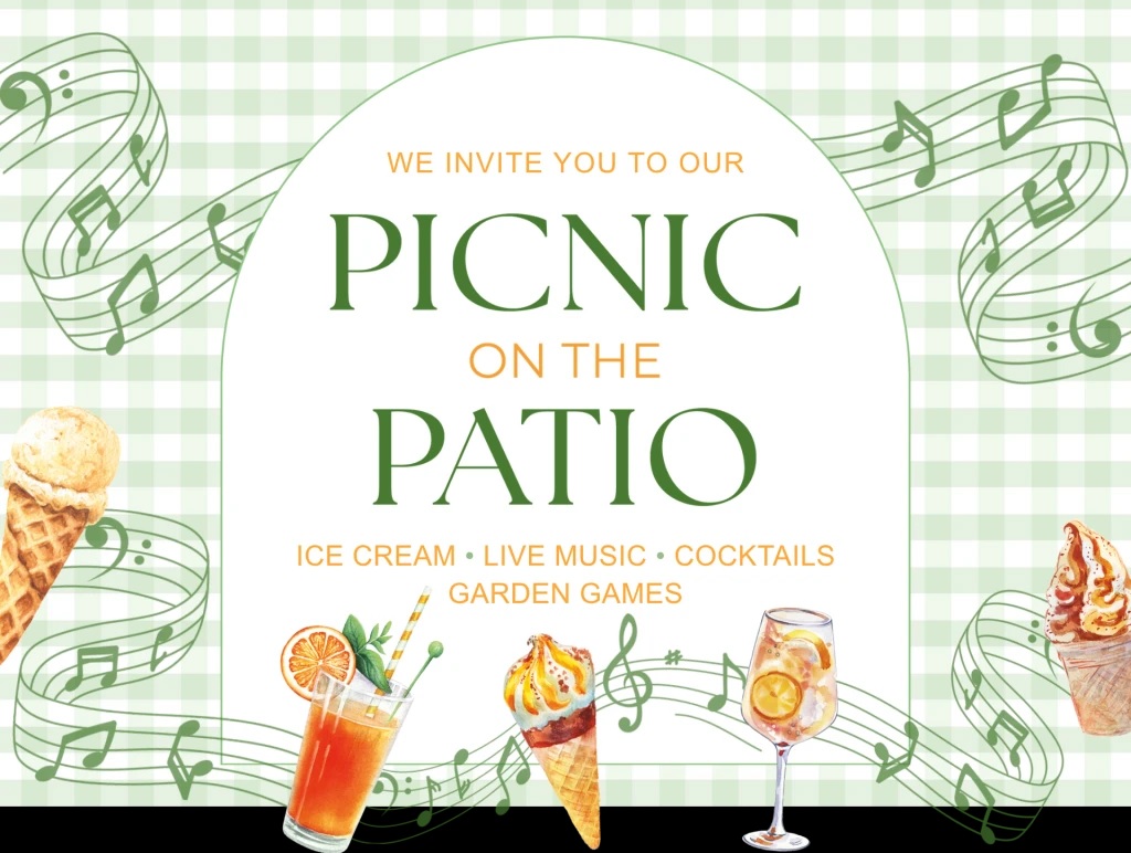 Picnic on the Patio at Caxton Lodge Tenterden 