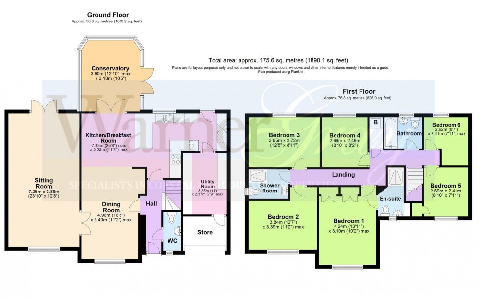 Floorplan for Colonel Stephens Way, Tenterden, TN30