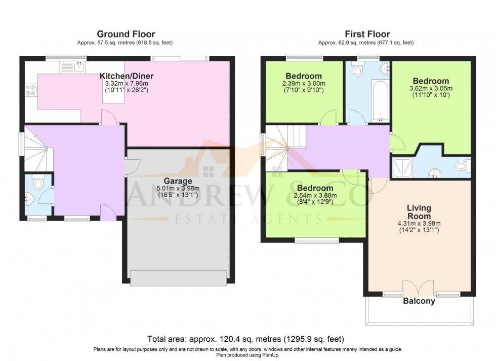 Floorplan for Coast Road, Littlestone, TN28