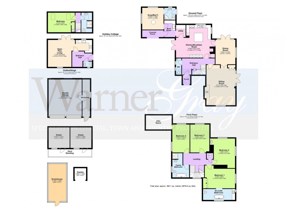 Floorplan for Ludley Hill, Peasmarsh, TN31