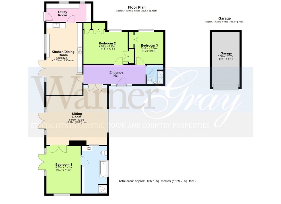 Floorplan for Benenden Road, Rolvenden, TN17