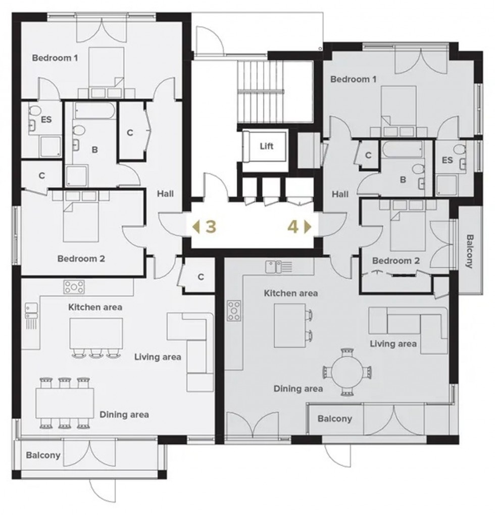 Floorplan for Tanners Hill, Hythe, CT21