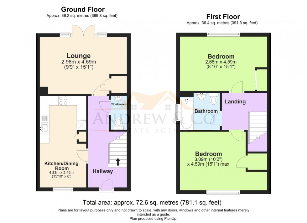 Floorplan for Nuthatch Drive, Finberry, TN25
