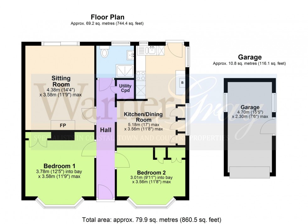 Floorplan for Craythorne, Tenterden, TN30